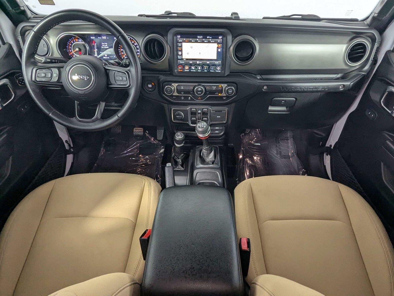 Used 2022 Bright White Clearcoat Jeep Unlimited Sport S image 36