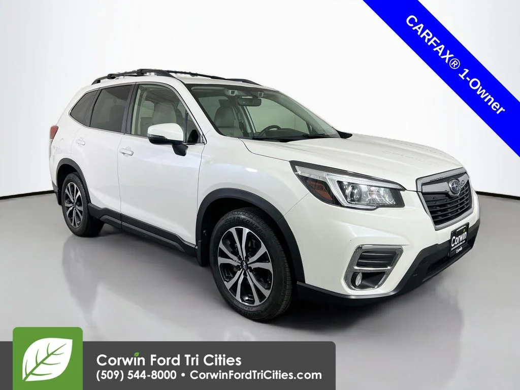 Used 2020 Crystal White Pearl Subaru Limited image 1