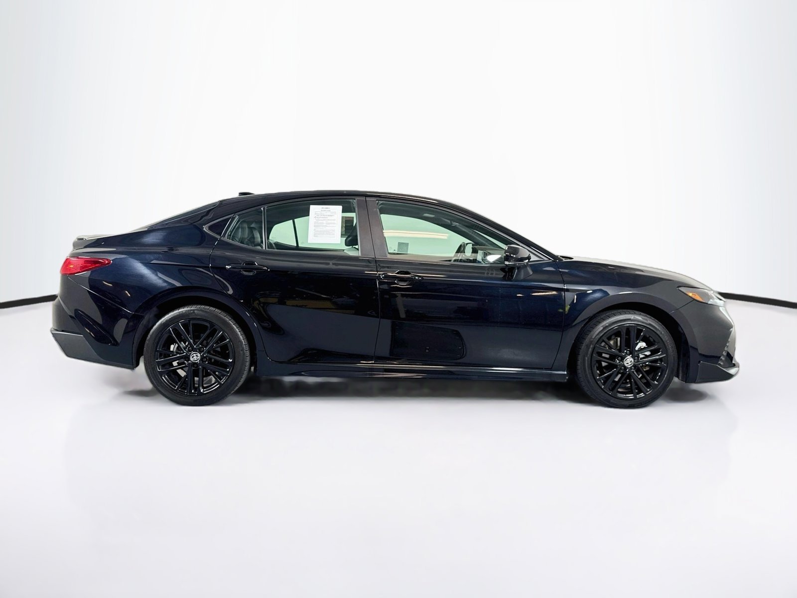 Used 2025 Midnight Black Metallic Toyota SE image 8