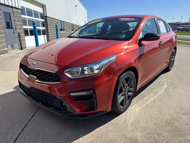 Used 2021 Fire Orange Kia GT-Line image 3