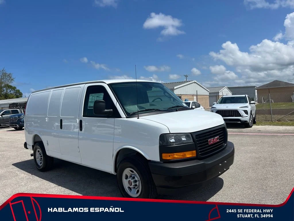 New 2026 Summit White GMC Work Van image 2