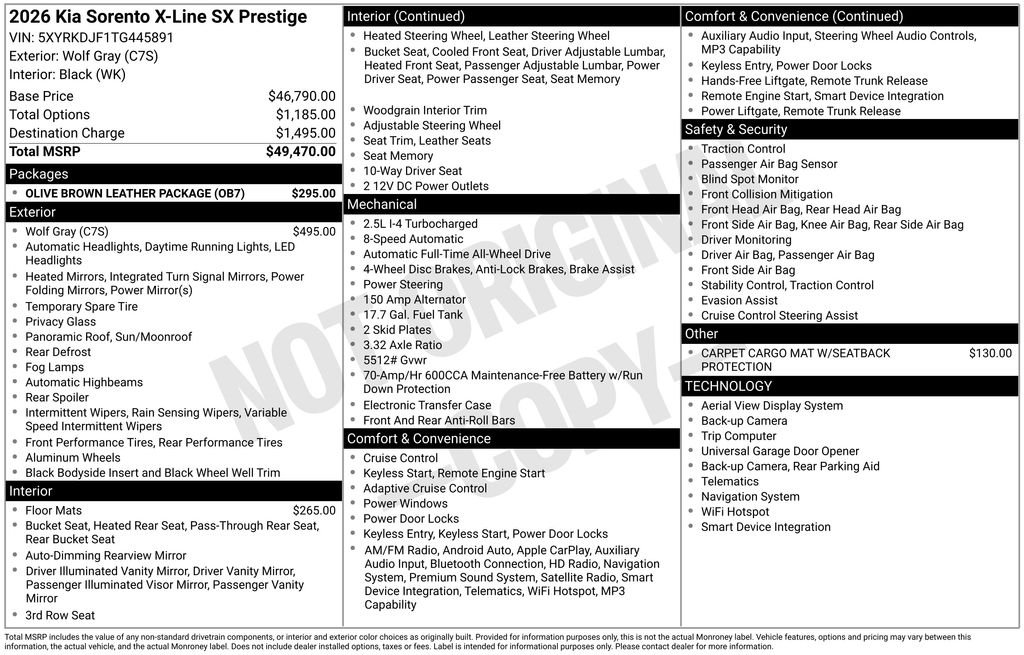 New 2026 Gray Kia X-Line SX Prestige image 21