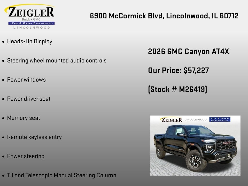 New 2026 Onyx Black GMC AT4X image 18