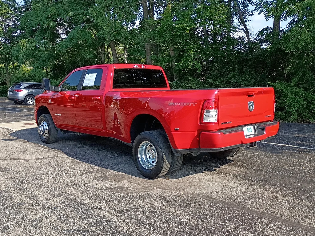 Used 2022 Flame Red Clear Coat Ram Lone Star image 5