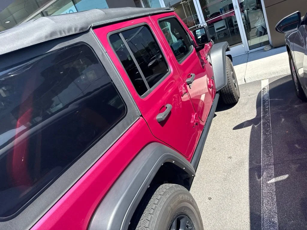 Used 2022 Red Jeep Unlimited Willys image 12