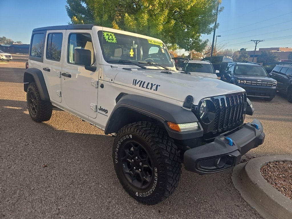 Used 2023 White Jeep Willys 4xe image 3