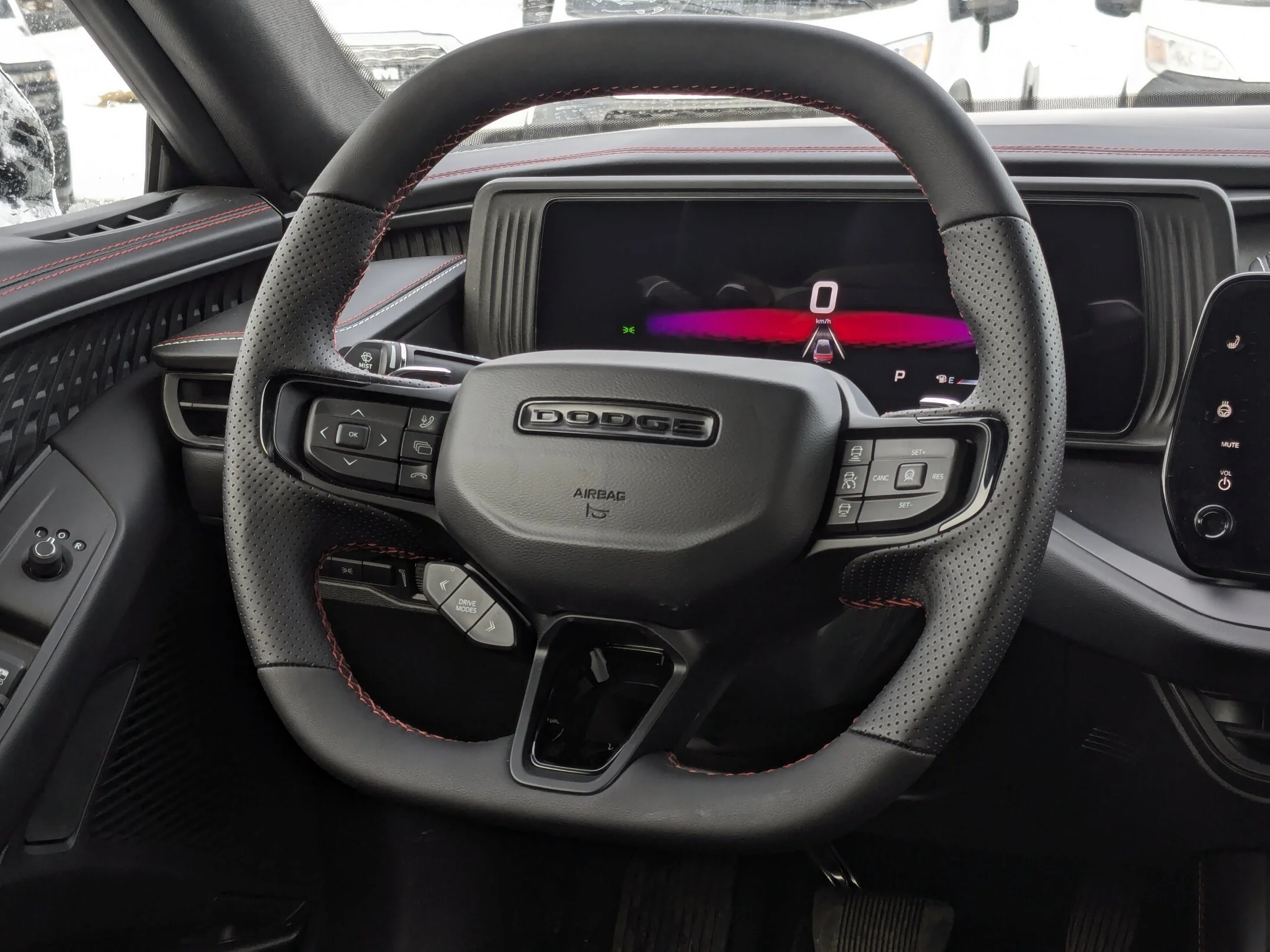 New 2026 White Dodge Scat Pack - - Blacktop Pkg - Two-Tone Black Roof - 20 Black Wheels - Adaptive Cruise & More! image 16