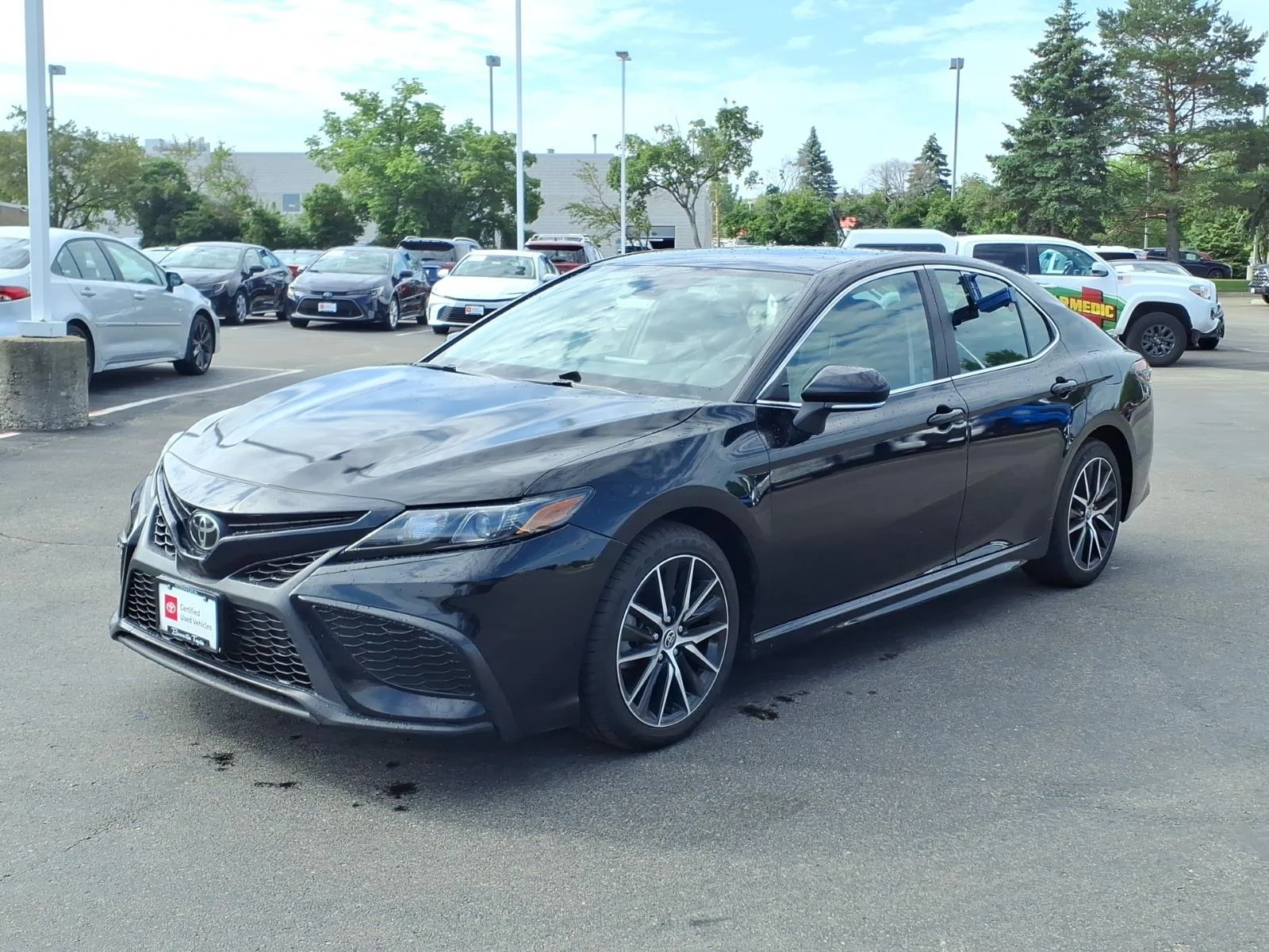 Certified Used 2024 Black Toyota SE image 7