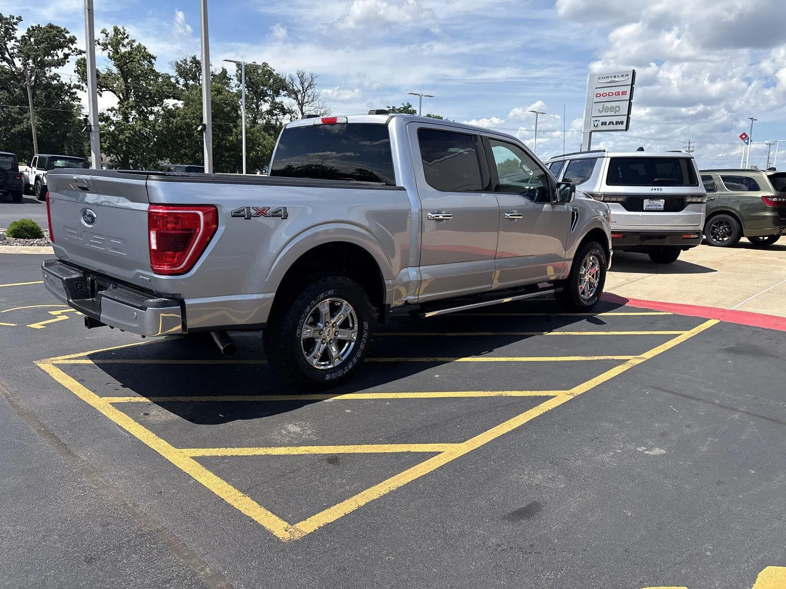 Used 2021 Iconic Silver Metallic Ford XLT image 5