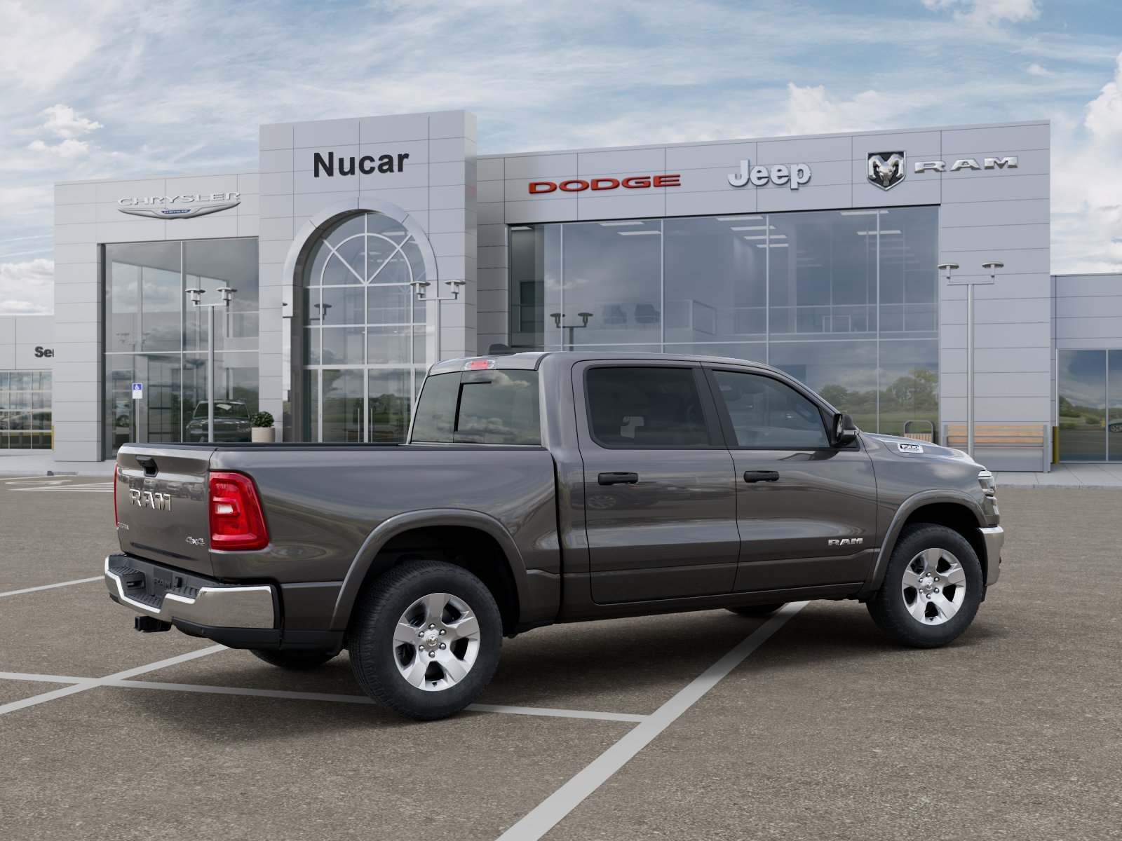 New 2026 Granite Crystal Metallic Clear-Coat Exterior Paint RAM Big Horn/Lone Star image 5