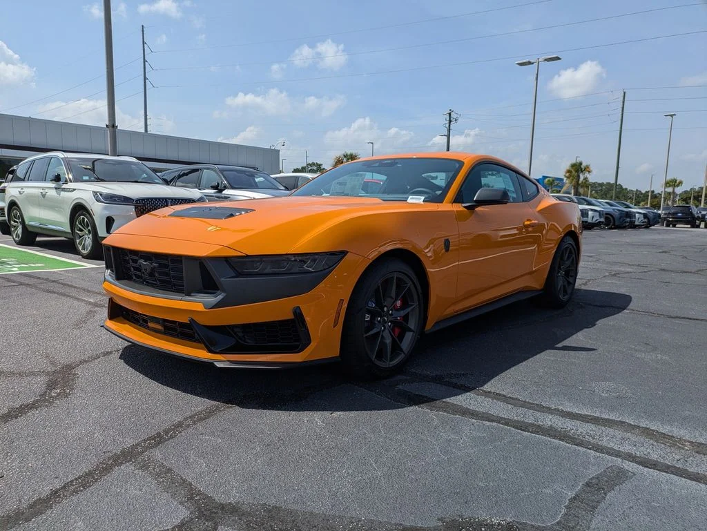 New 2026 Orange Fury Metallic Tri-coat Ford Dark Horse image 8