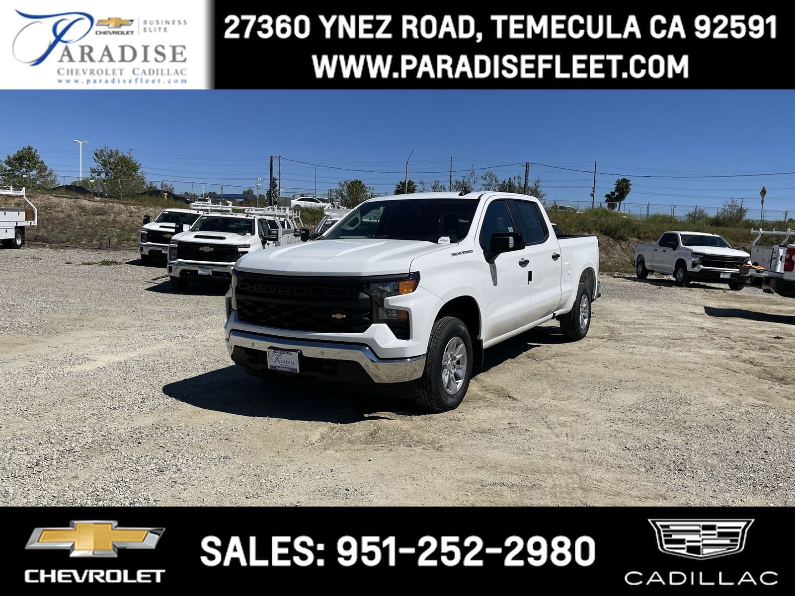 New 2026 White Chevrolet WT image 1