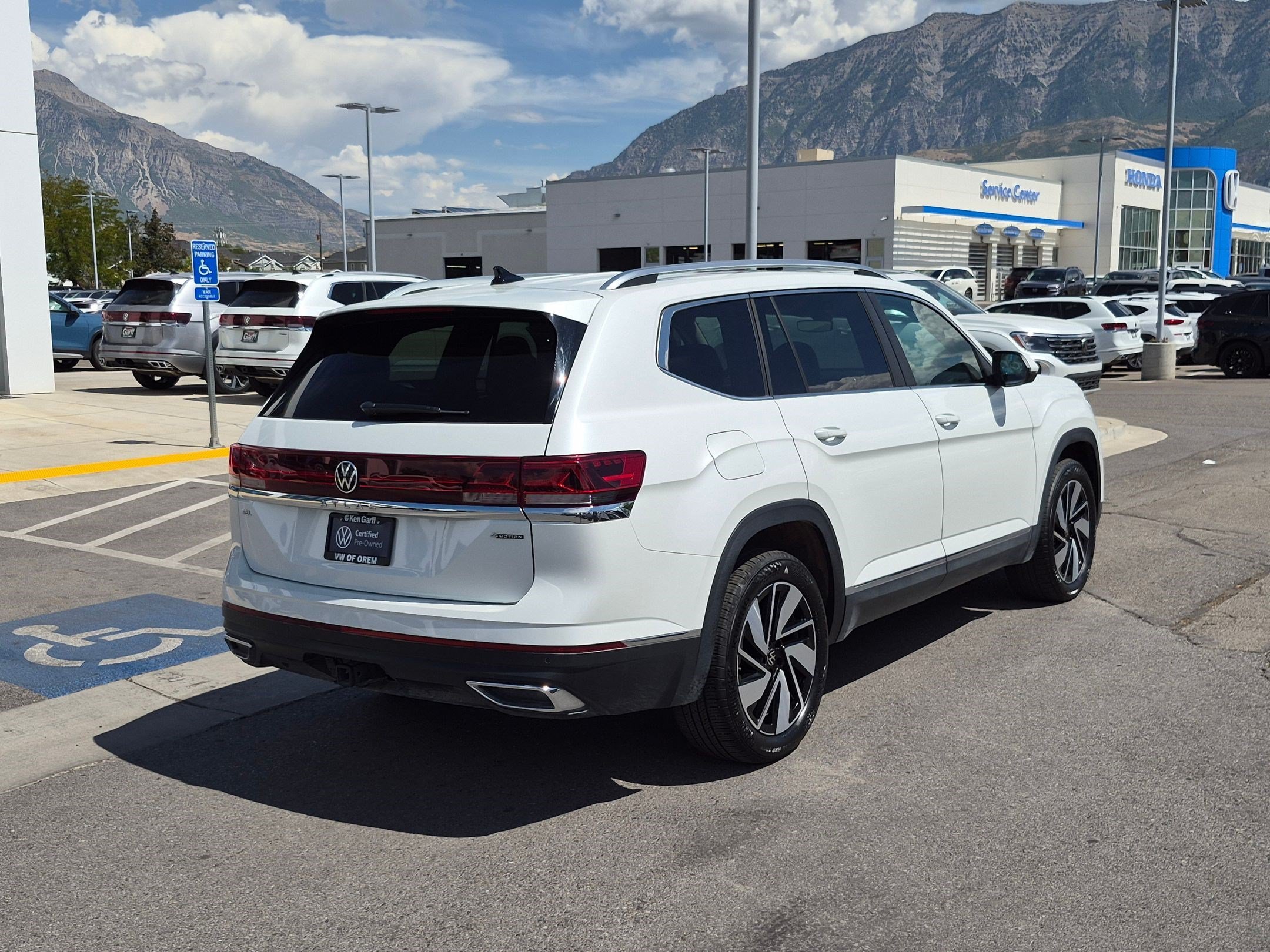 Certified Used 2025 Pure White Volkswagen 2.0T SEL image 3