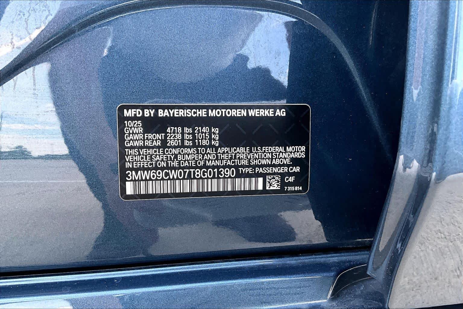 Used 2026 Arctic Race Blue metallic BMW 330i NA image 33