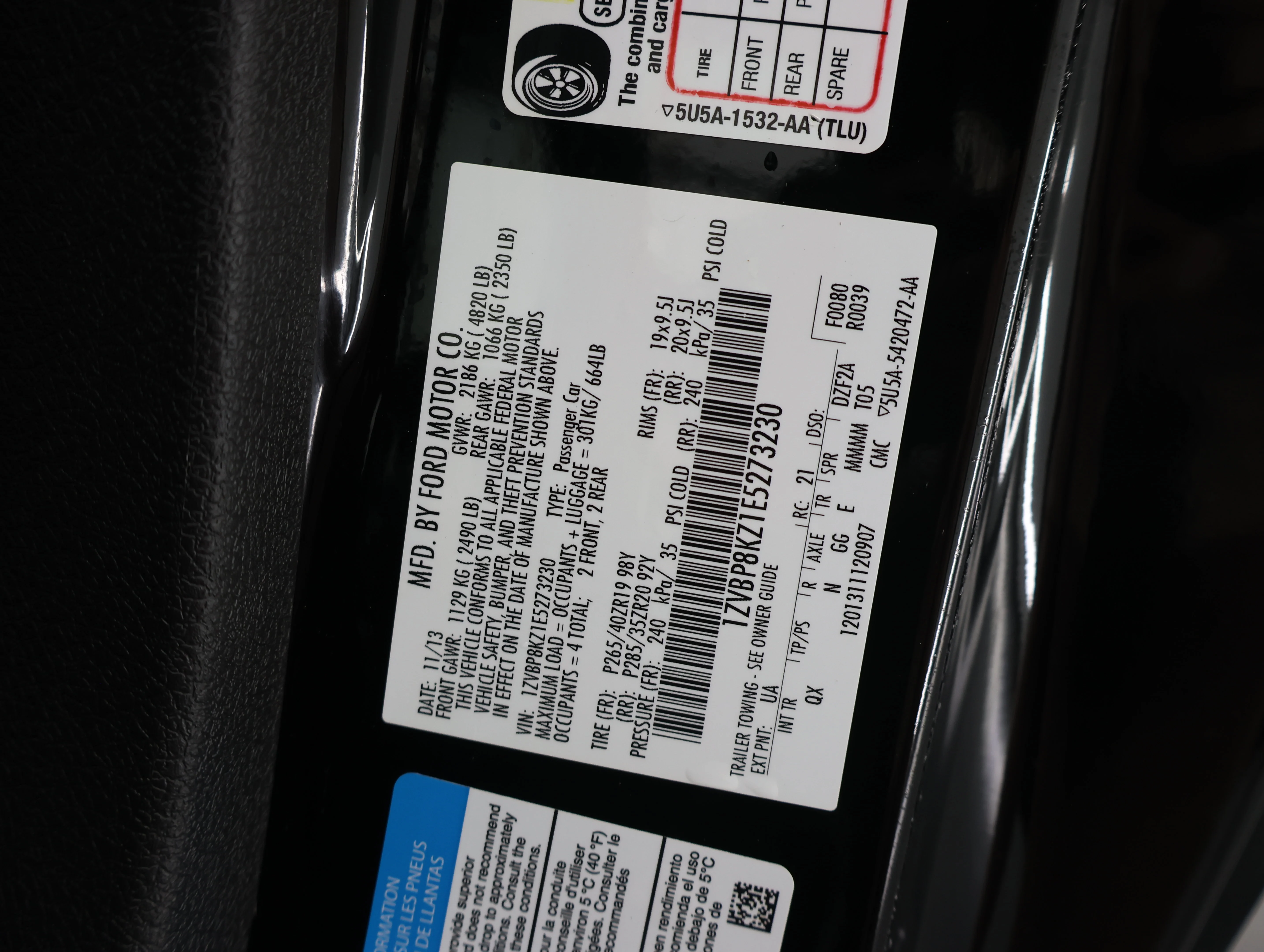 Used 2014 Black Ford Shelby GT500 image 70