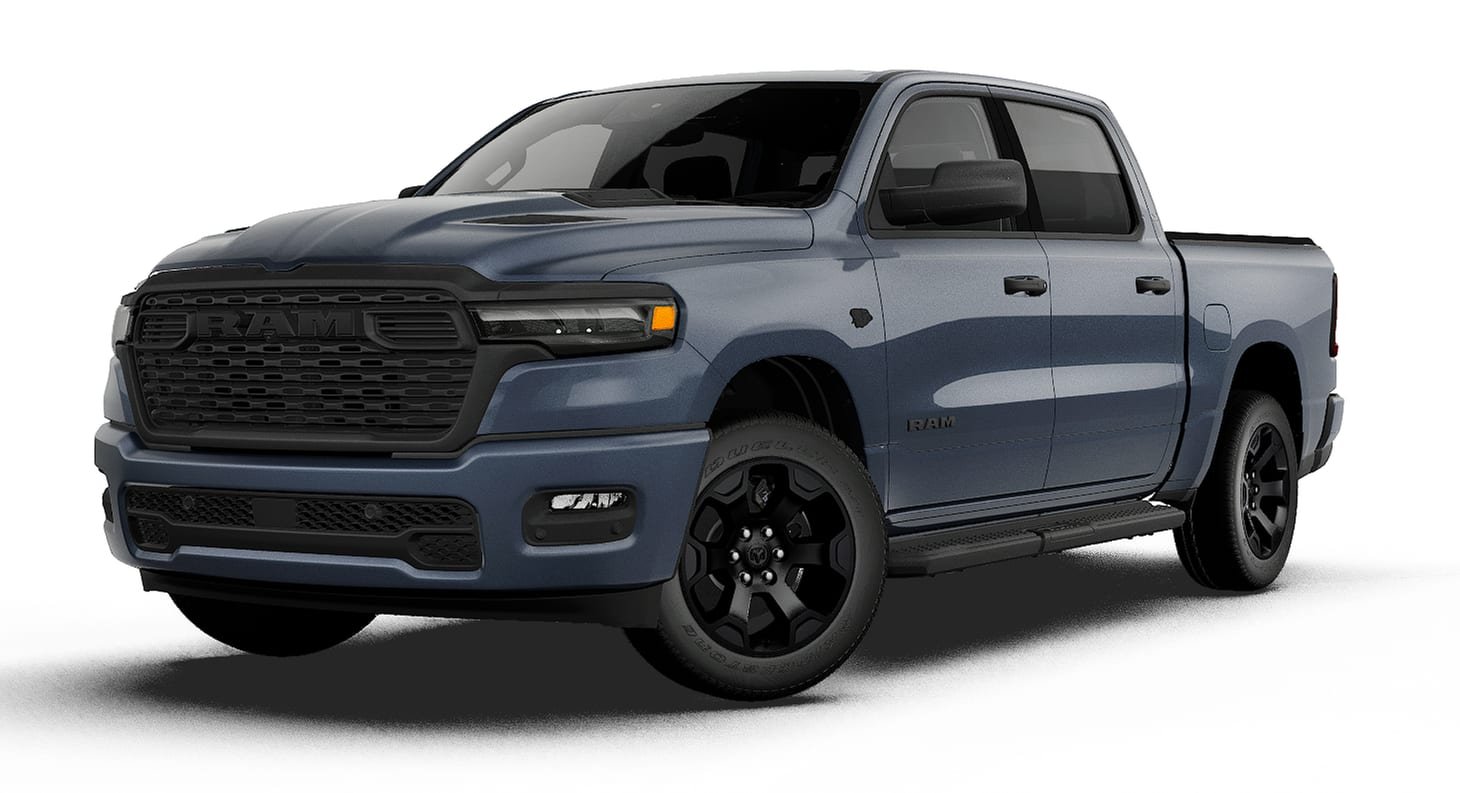 New 2027 Forged Blue Metallic Exterior Paint RAM Express image 1