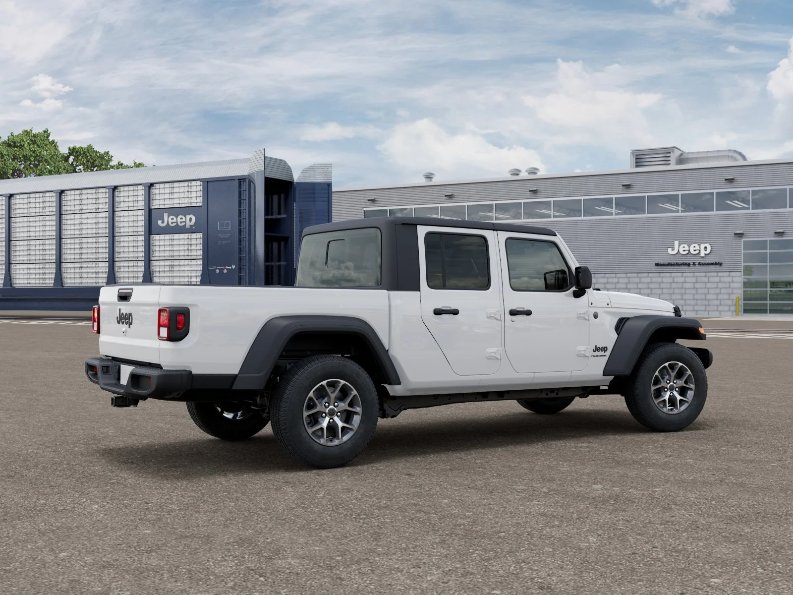 New 2027 Bright White Clearcoat Jeep Sport S image 3