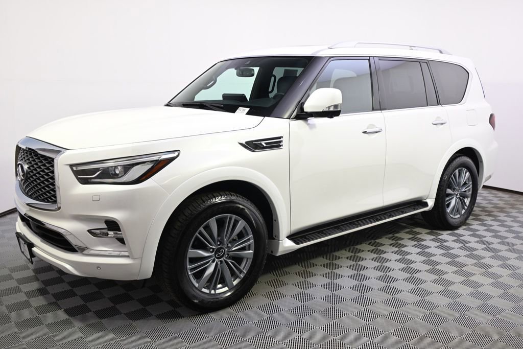 Used 2024 INFINITI QX80 LUXE with VIN JN8AZ2AE6R9327550 for sale in Minneapolis, Minnesota