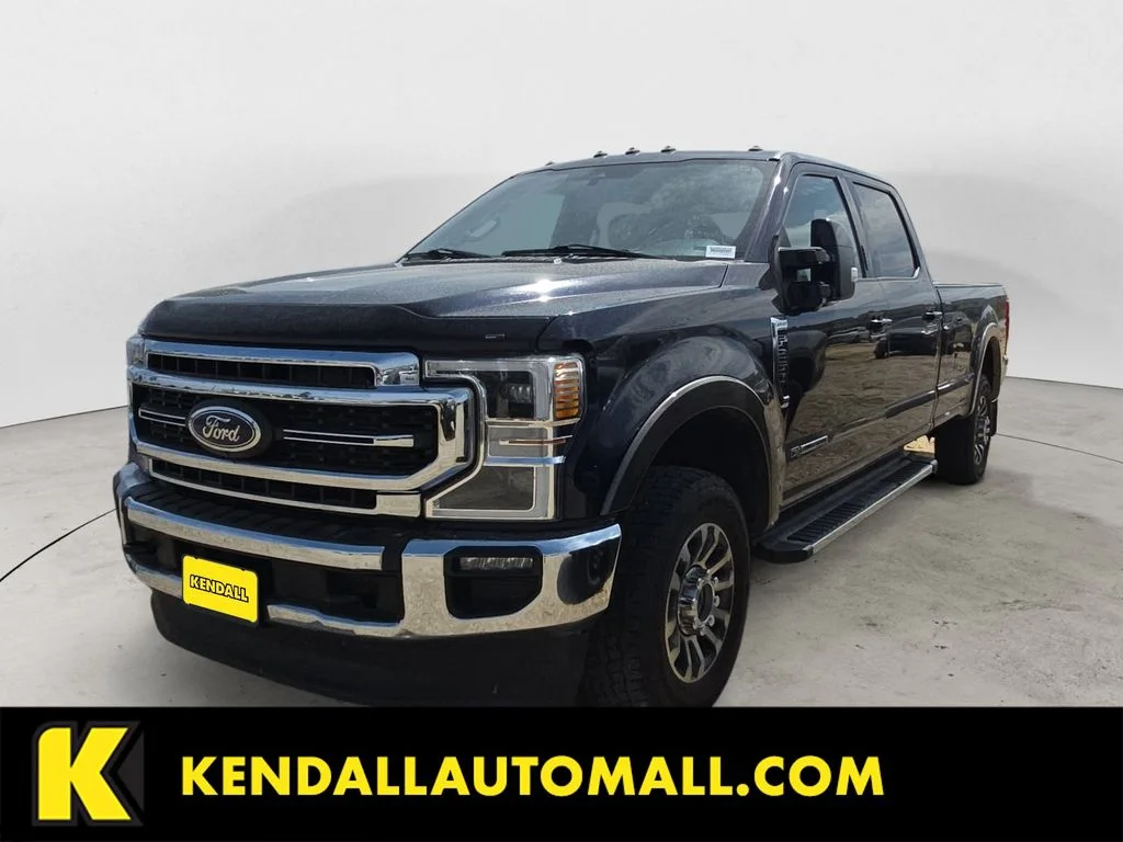 Used 2021 Blue Ford Lariat image 1