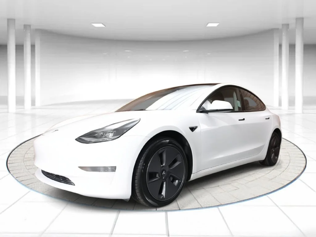 Used 2023 Pearl White Multi-Coat Tesla Long Range image 1