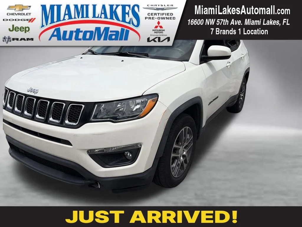 Used 2020 White Clearcoat Jeep Latitude image 1