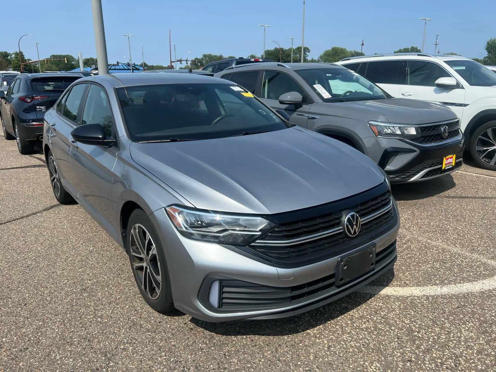 Used 2024 Volkswagen Jetta Sport with VIN 3VWBM7BU6RM020766 for sale in Brooklyn Center, Minnesota