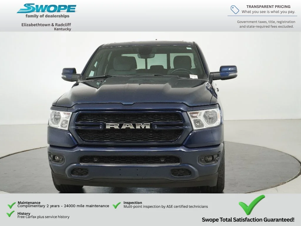 Used 2023 Patriot Blue Pearlcoat Ram Big Horn image 8
