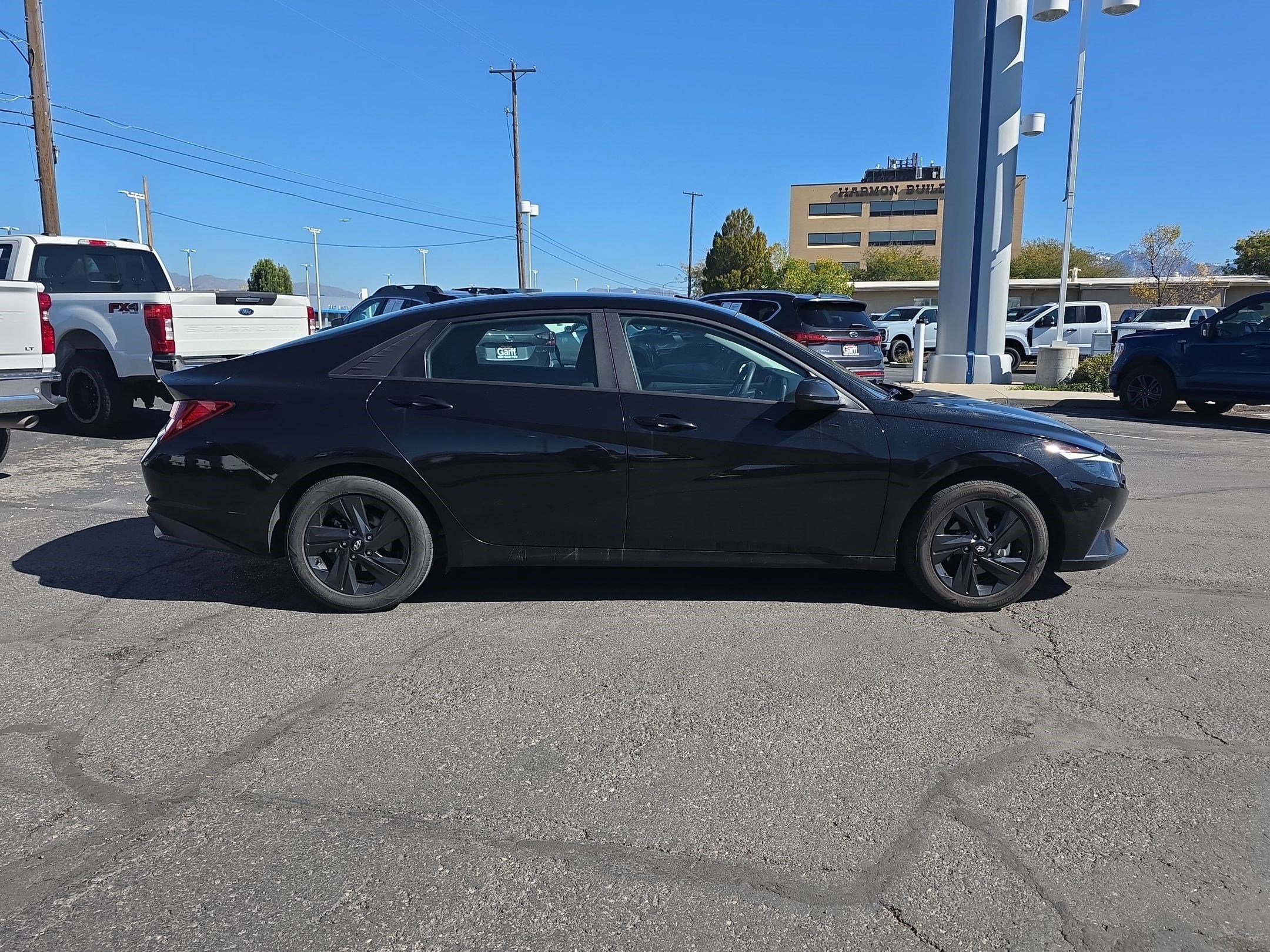 Used 2023 Hyundai Elantra Blue with VIN KMHLM4AJ4PU081762 for sale in West Valley City, UT