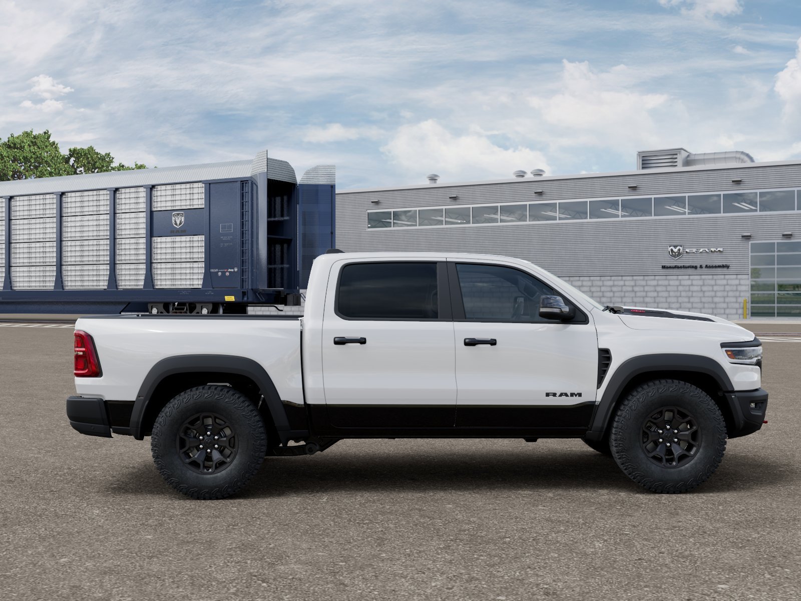 New 2027 Bright White Clear-Coat Exterior Paint RAM RHO image 12