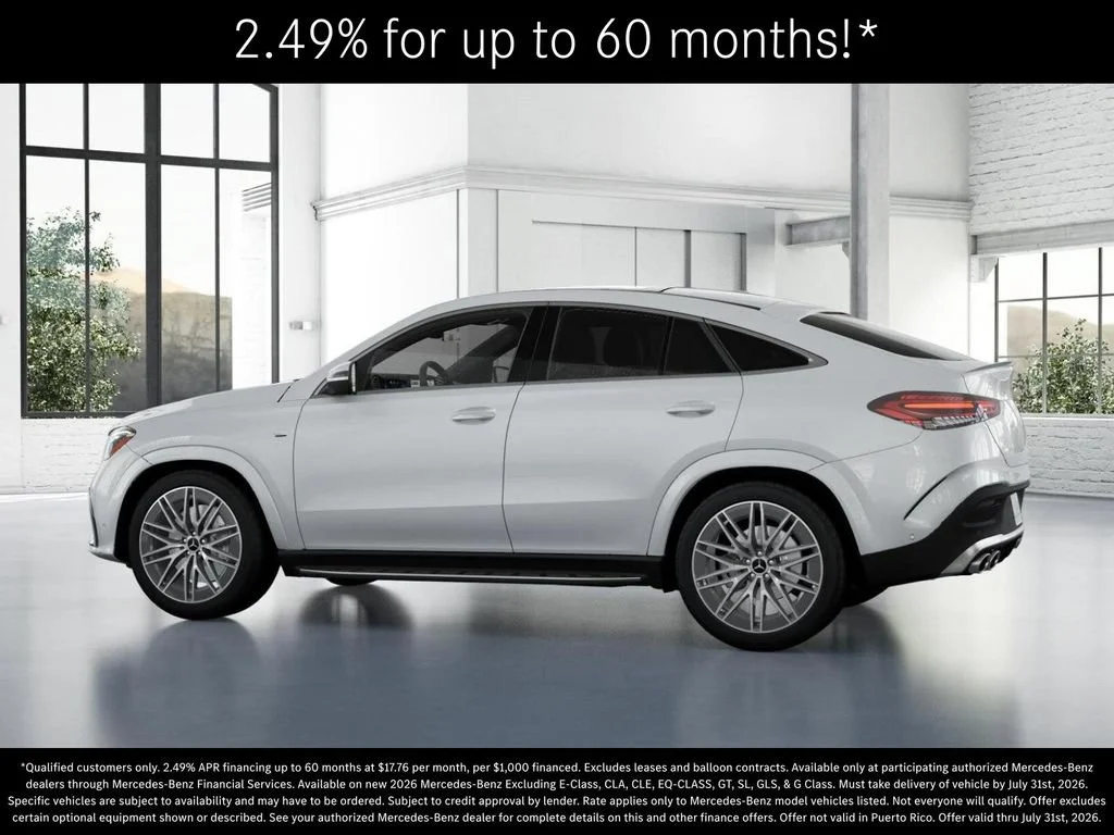 New 2026 MANUFAKTUR Moonlight White Metallic Mercedes-Benz AMG® GLE 53 4MATIC+ Coupe image 74