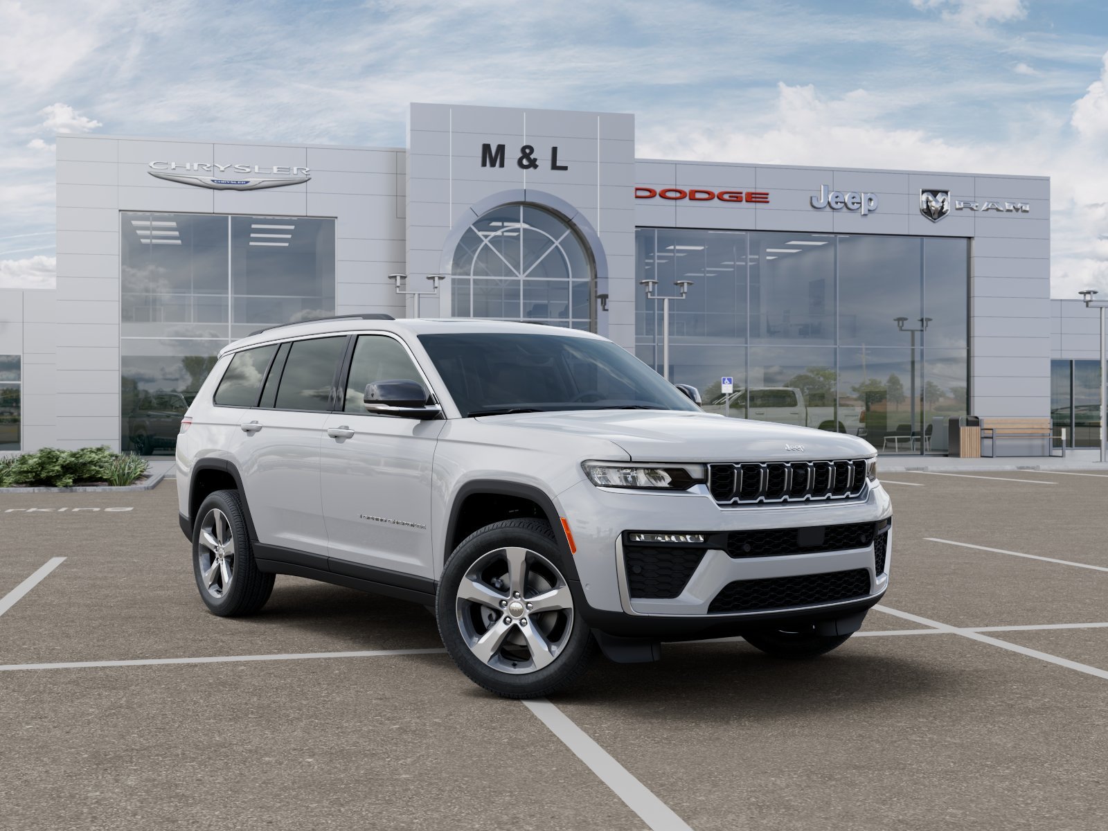 New 2026 Bright White Clear-Coat Exterior Paint Jeep Limited 4x4 image 27
