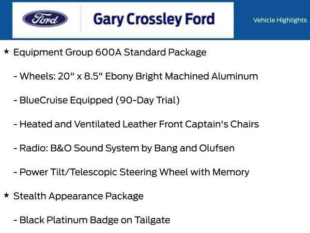 New 2026 Oxford White Ford Platinum® image 12