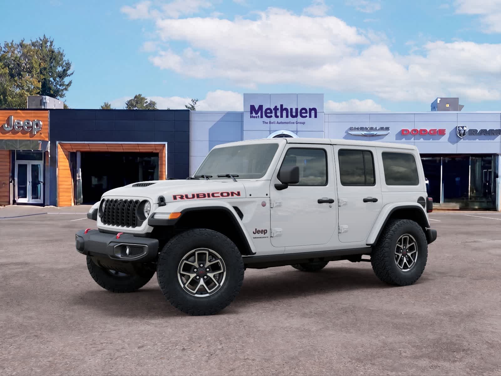 New 2027 Bright White Clearcoat Jeep Rubicon image 2