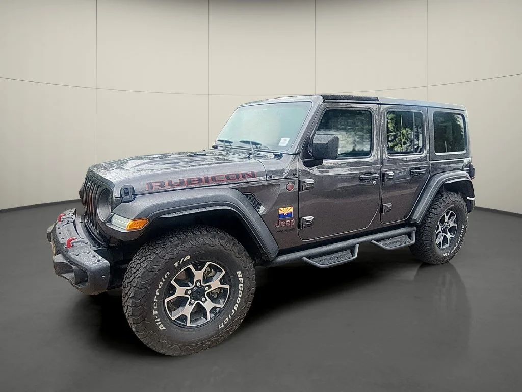 Used 2021 Gray Jeep Unlimited Rubicon image 3
