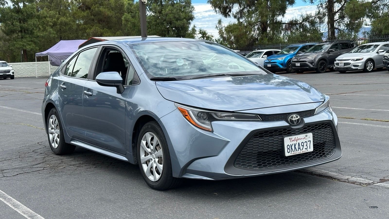 Used 2020 Celestite Toyota LE image 2