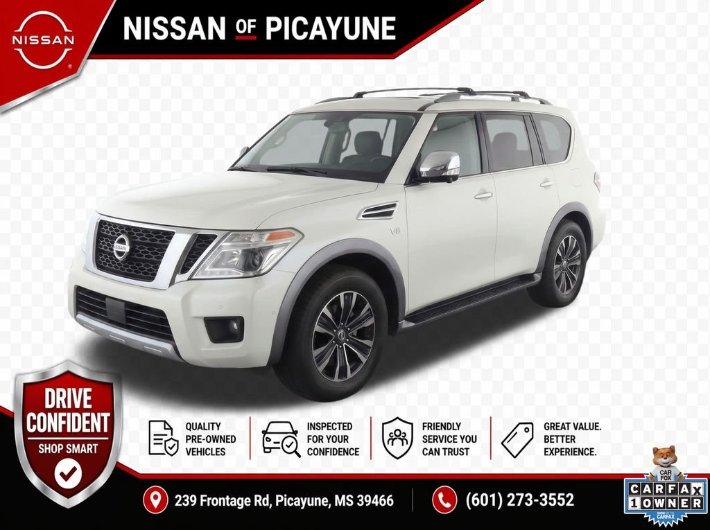 Used 2018 White Nissan Platinum image 1