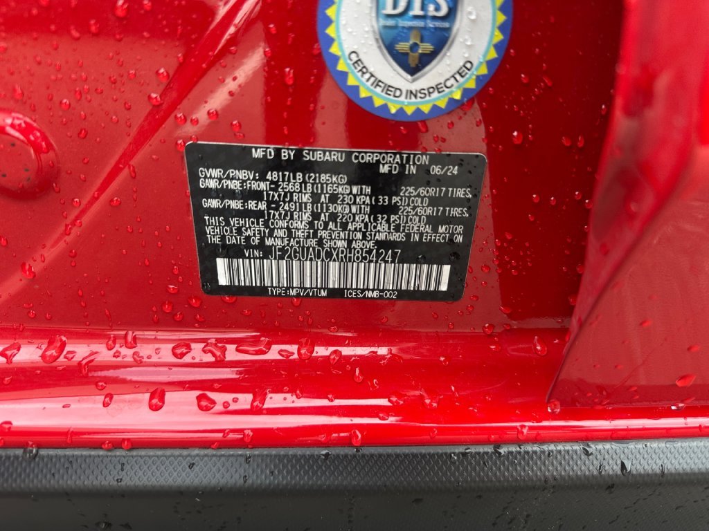 Used 2024 Red Subaru Premium image 19