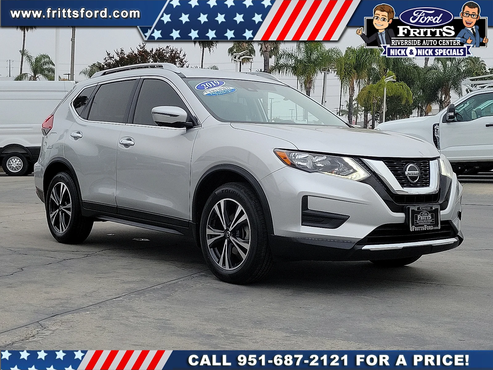 Certified Used 2019 Brilliant Silver Metallic Nissan SV image 20