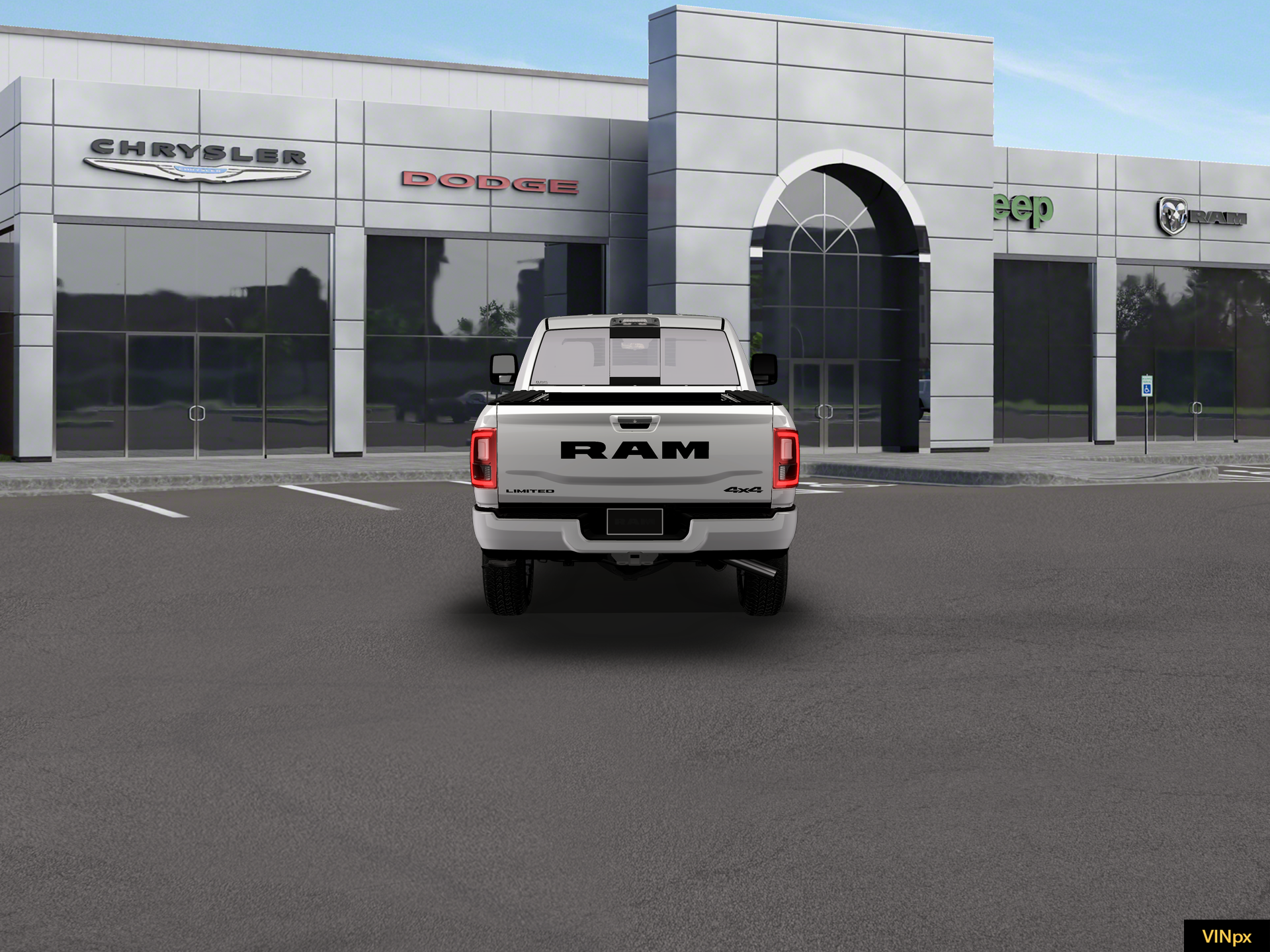 New 2026 Bright White Clearcoat RAM Limited image 6