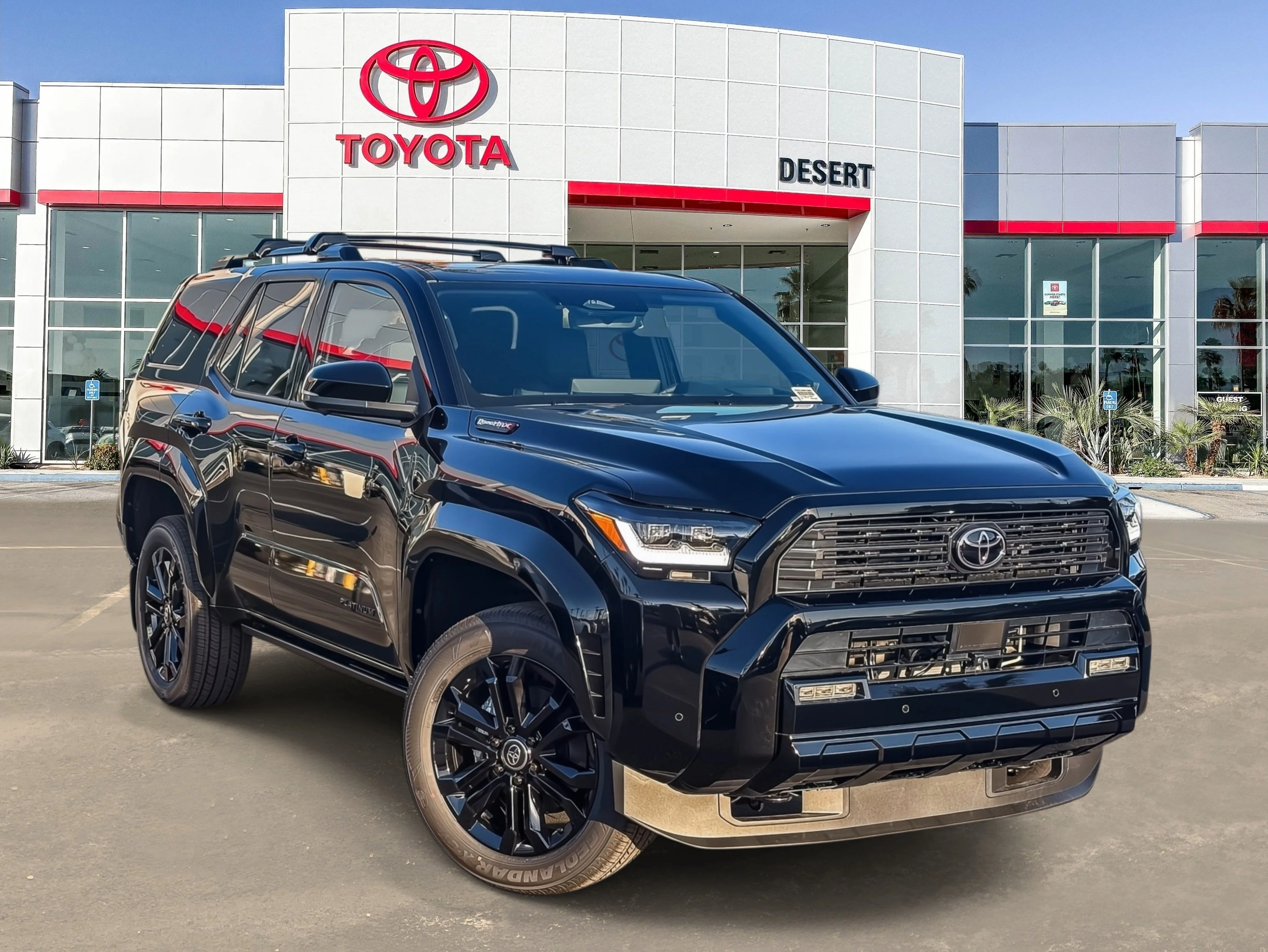 New 2026 Black Toyota Hybrid Platinum image 1