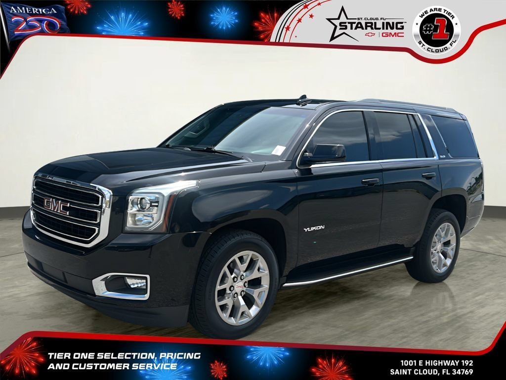 Certified Used 2019 ONYX BLACK GMC SLE image 1