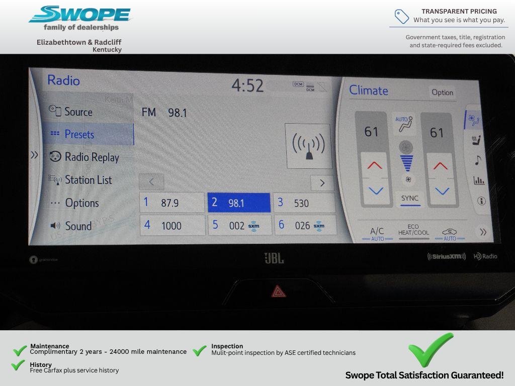 Used 2021 Titanium Glow Toyota Limited image 22
