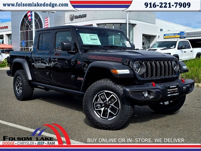 New 2026 Black Clearcoat Jeep Rubicon image 1