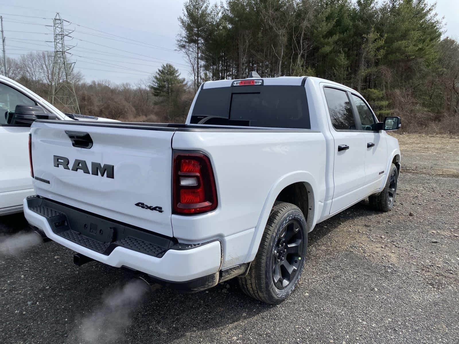 New 2026 Bright White Clear-Coat Exterior Paint RAM Big Horn image 3