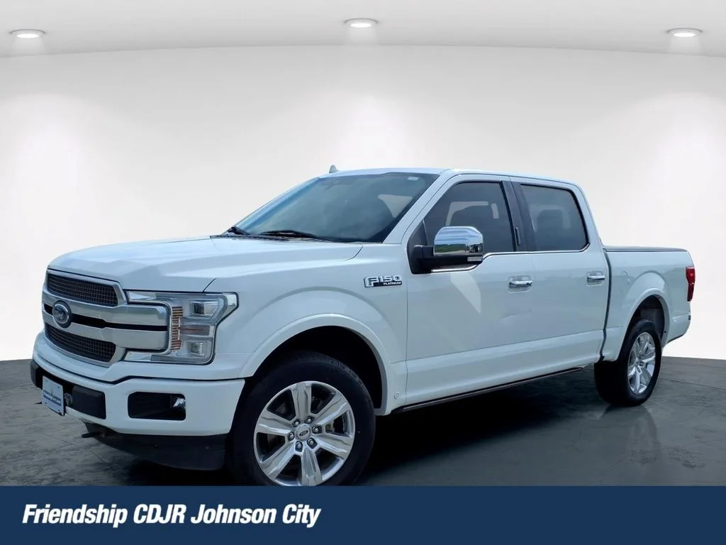 Used 2020 White Ford Platinum image 1