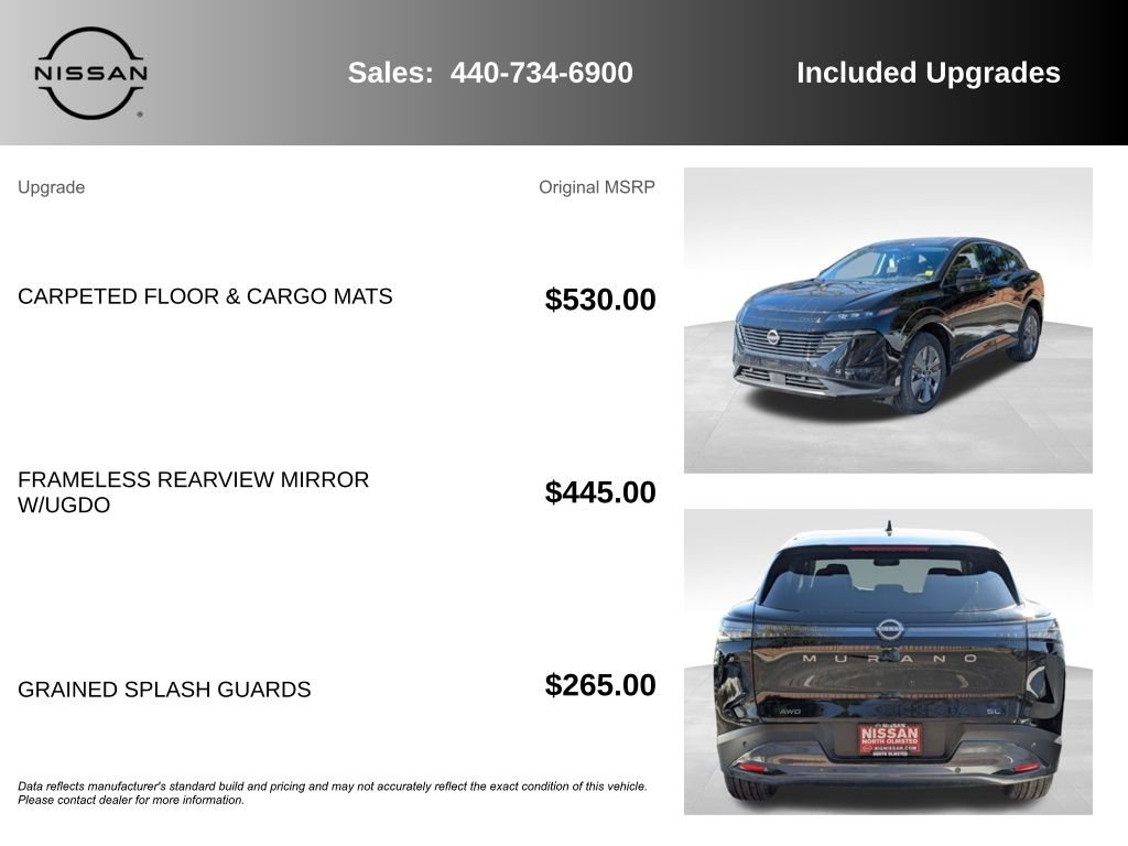 New 2026 Super Black Nissan SL image 7