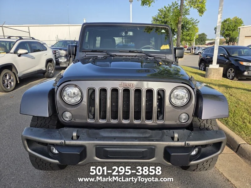 Used 2017 Crystal Metallic JEEP UNLIMITED SAHARA image 2