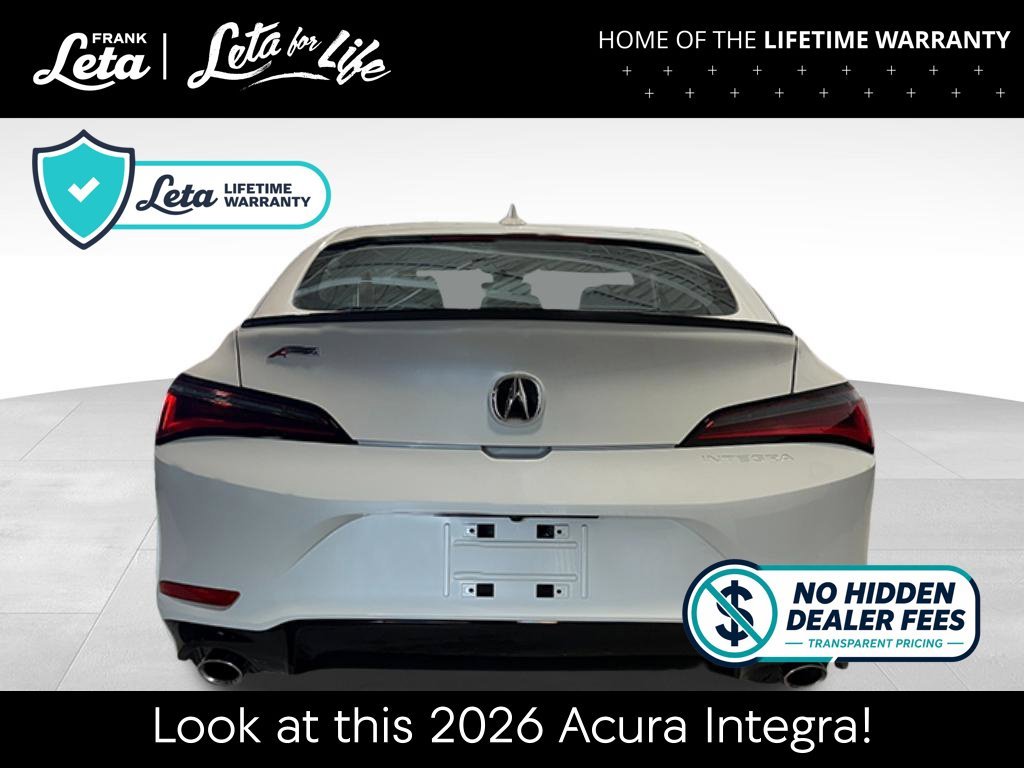 New 2026 Platinum White Pearl Acura w/A-Spec Package image 4