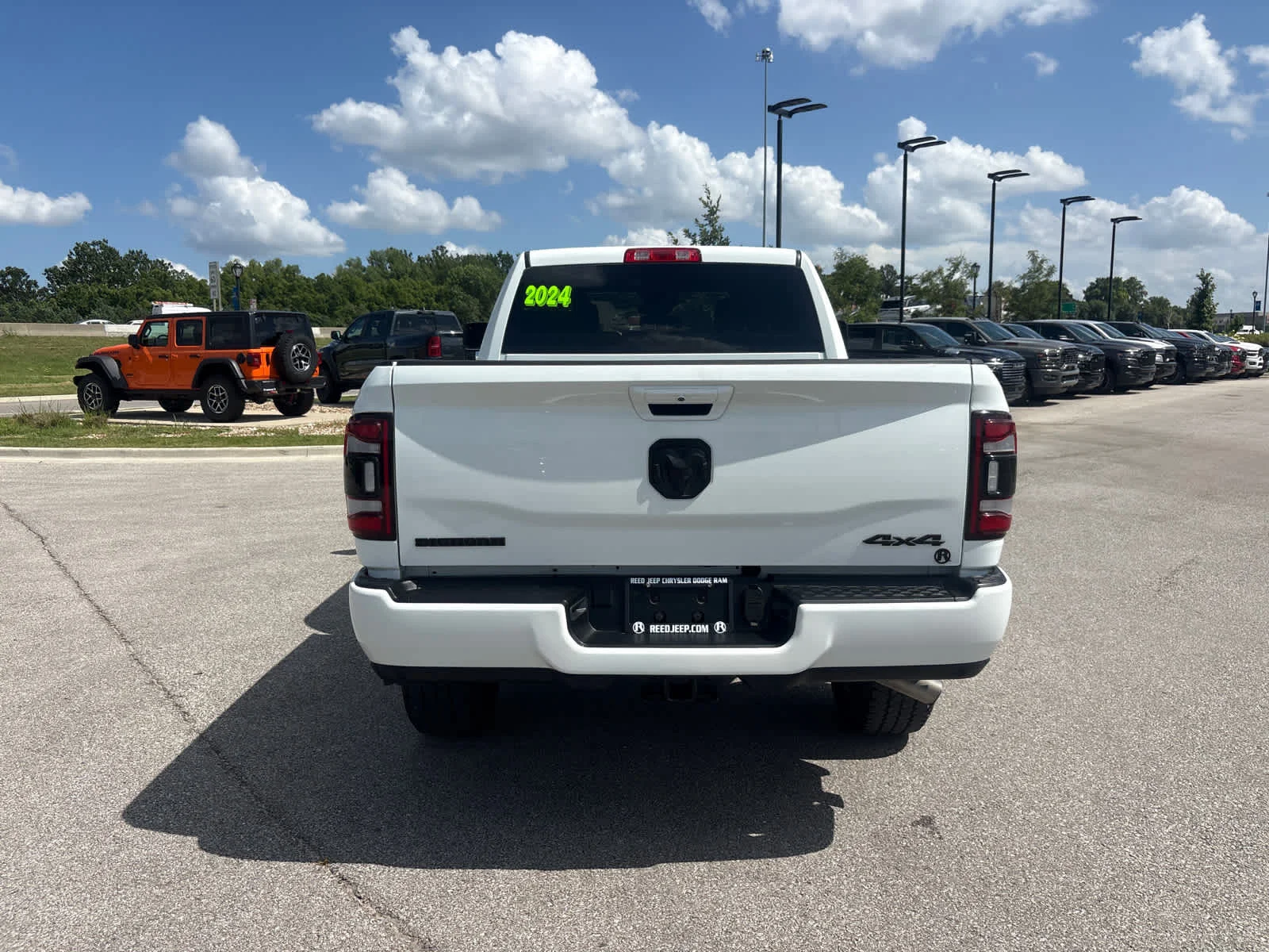 Used 2024 Bright White Clearcoat Ram Big Horn image 9