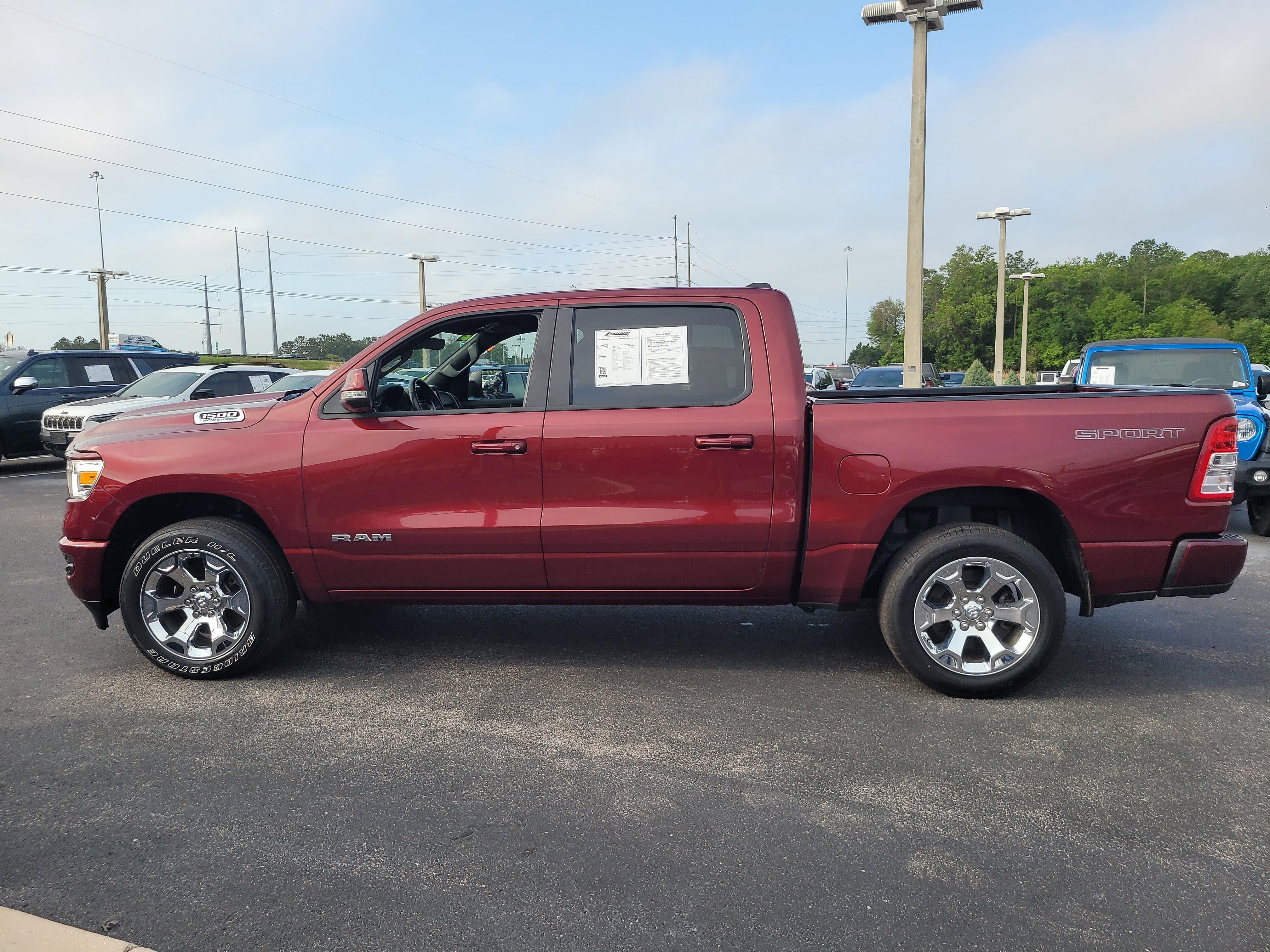 Used 2022 Delmonico Red Pearlcoat Ram Big Horn image 6